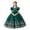 #03 Green, variant on Busydd Girls Princess Dress 3-14 Years Fashion for mal Party Puff Sleeves Gown Dresses 3-4 Years