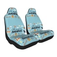 thumbnail image 2 of Naloa Let's Go on an Adventure Car Seat Covers 2PCs Front Car Seat Covers Universal fit for Most Cars SUVs and Trucks - 2 PCS, 2 of 5