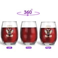 thumbnail image 2 of Welcome Spring Fairy Doberman Pinscher in Flower Meadow 15oz Stemless Wine Glass Mug Doberman Dog Lover Gifts Wine Glasses Cup - 13002, 2 of 5
