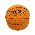 thumbnail image 1 of Pelota de peluche de baloncesto suave 3D fuera de la cancha regalos para niños rellenos esponjosos de 25cm, 1 of 9