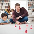 thumbnail image 4 of CIMAXIC 30Pcs Tiny Cones and Construction Signs Kids for Toy Scenes and Safety Awareness, 4 of 6