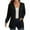 Black, variant on Fanxing Women's 2025 Cardigan Sweater Plus Size Long Sleeve Knit Shurg Open Front Cozy Suit Jacket with Pocket Black 2XL