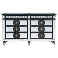 thumbnail image 2 of Varian II Dresser in Black Velvet & BLACK & Sliver FINISH, 2 of 7