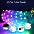 thumbnail image 5 of IC ICLOVER 33ft Fairy Lights, 100 LED String Lights, APP and Remote Control, RGB, Music Sync, 10 Modes Outdoor Indoor Decorative Lights for Garden Wedding Party Home Christmas, 5 of 11