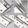 thumbnail image 3 of GOOHOCHY Doorway Hinges Precision Made Stainless Steel 2Pcs, 3 of 8