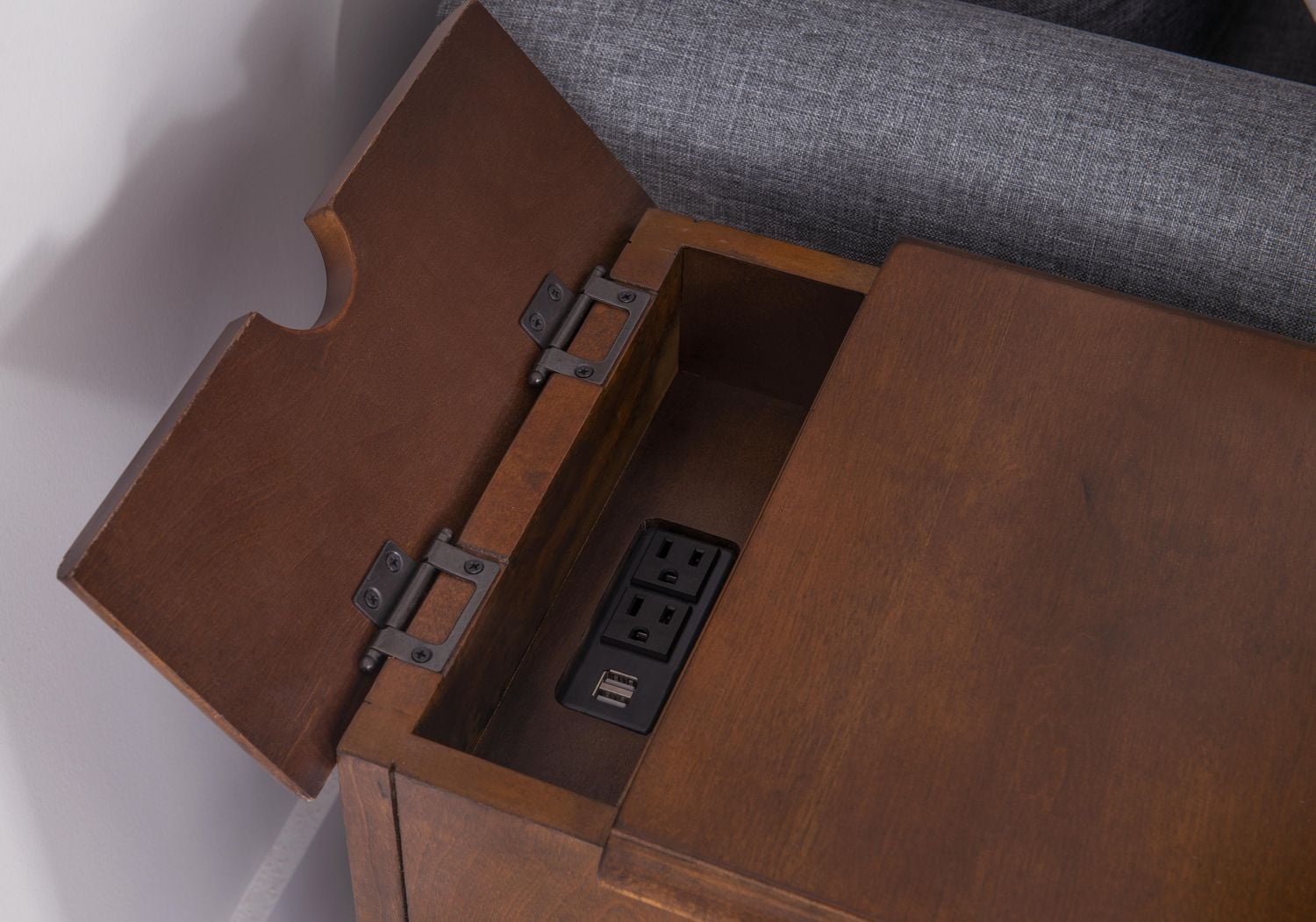 Ortiz Accent Table, Hazelnut