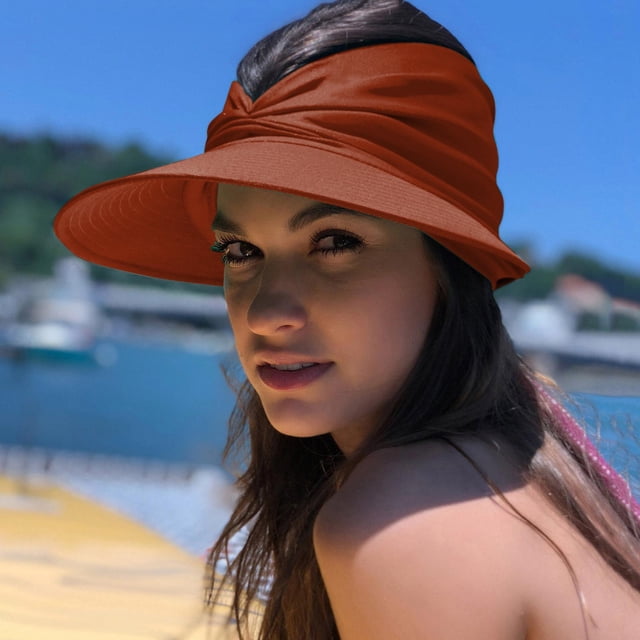 Visière de Plage Chapeau de Soleil pour Femmes Chapeau de Sport Extérieur pour Femmes