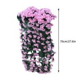 thumbnail image 2 of Moocorvic Artificial Flowers Silk Wisteria Hanging Flower, Purple Flowers Artificial for Decoration Room Decor for Wedding, 2 of 3