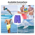 thumbnail image 6 of Fotbe Purple Glitter Men’s Swim Trunks Quick Dry Swim Shorts Board Shorts with Mesh Lining-XX-Large, 6 of 9