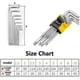 thumbnail image 3 of 9 Pcs Torx Key Set, T10-t50, Torx Hex Key Allen Star Short Arm Wrench, With Storage Case, Lengthened Torx Wrench Set, 3 of 5