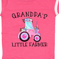 thumbnail image 4 of Inktastic Grandpa's Little Farmer- Pink Tractor and Flowers Boys or Girls Baby Bodysuit, 4 of 5