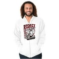 thumbnail image 4 of Cool Rich Popeye Respect The Hustle Men Big & Tall Zip Hoodie Brisco Brands 5X, 4 of 5
