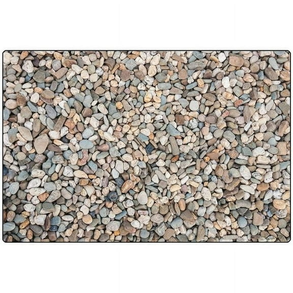 Carpets for Kids 65516 6 x 9 ft. Pixel Perfect Tranquil Traveling Road Play Rectangle Rug