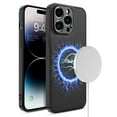 thumbnail image 1 of Elegant Choise Case for iPhone 14 Pro Max/14 Pro/14 Plus/14 Mag safe Magnetic Leather Phone Cover, Black, 1 of 13