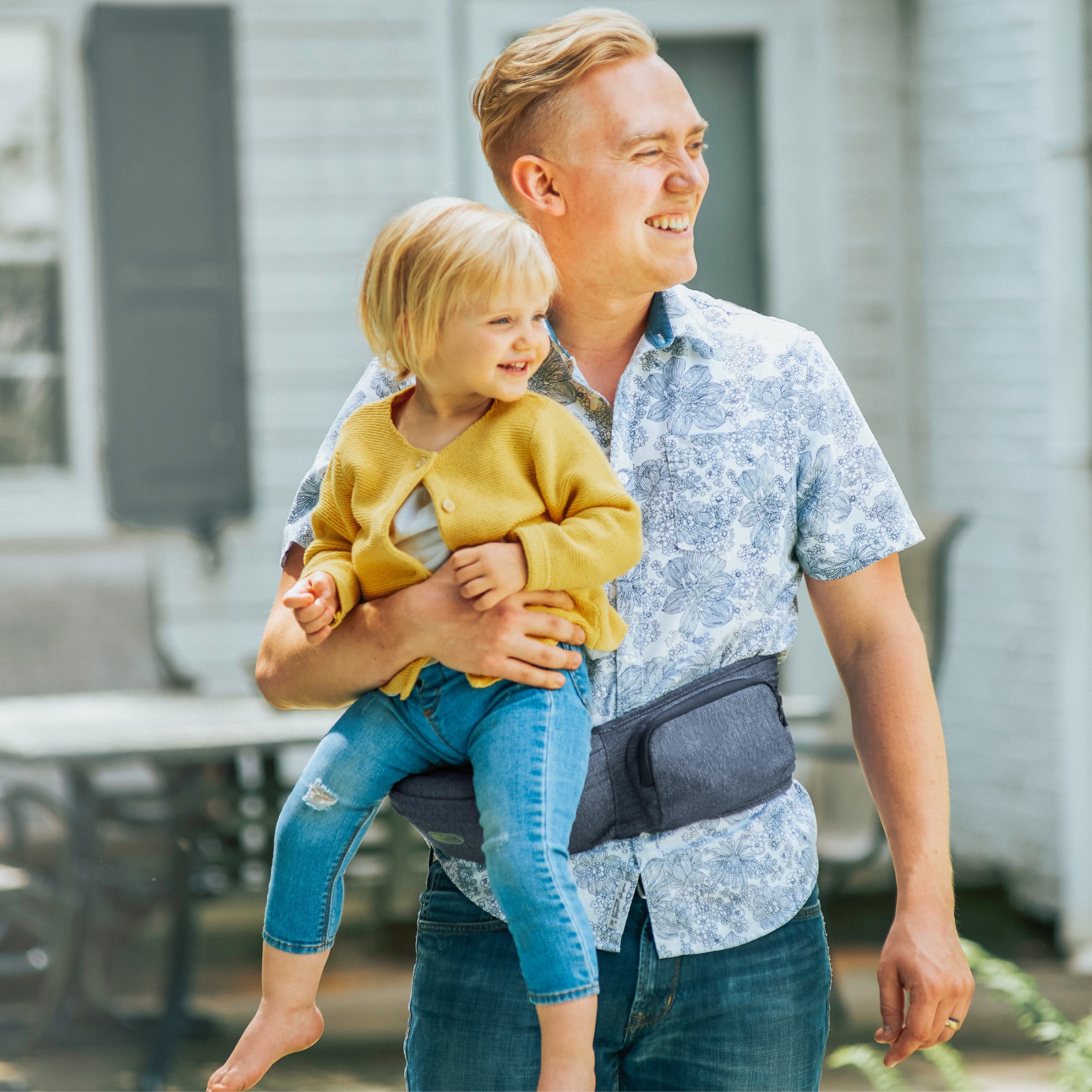 Chicco SideKick Hip Seat Baby Carrier - Denim (Blue), New