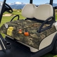 thumbnail image 3 of FUIALDOLG Green Camouflage Deer Golf Cart Seat Towel Accessories 51x30 Inch Universal Fit Golf Cart Seat Protection Non Slip Anti Dirty Seats Covers Fit Most 2 Seats Club Car,Golf Carts, 3 of 8