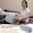thumbnail image 6 of Neck Roll Pillowcases with Zipper, Round Pillowcase 5.9x15.7Inches Cylindrical Pillow Cushion for Bedroom, Living Room, Sofa,Solid Color, Khaki, 6 of 8