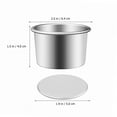 thumbnail image 3 of Cake Pans for Baking Pans 2.5 Inch Anodized Aluminum Christmas Cute Cake Removable Bottom, 3 of 8