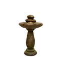 thumbnail image 4 of Hi-Line Gift Stone Pedestel Fountain Bird Bath With Warm White Led & Strip Light, 4 of 5