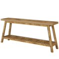 thumbnail image 5 of Resenkos Entryway Table, Console Sofa Table,Farmhouse Console Table, 70.9" Entryway Table 2-Tier Sofa Table,Light Brown, 5 of 5