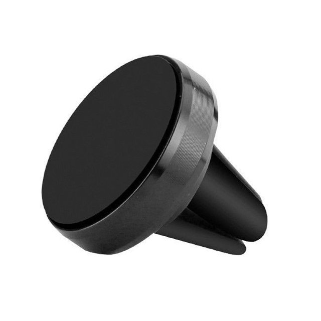 Monstrate Mini soporte ajustable de 360 grados para coche, soporte Universal para ventilación de aire, soporte para teléfono Teléfono y Comunicación Negro