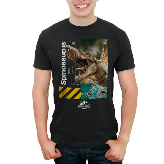 Men's Jurassic World: Rebirth Spinosaurus Portrait  Graphic T-Shirt