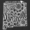 thumbnail image 2 of Home Is Where The Heart Is - New Mexico T-Shirt | White Tee Gift, 2 of 5