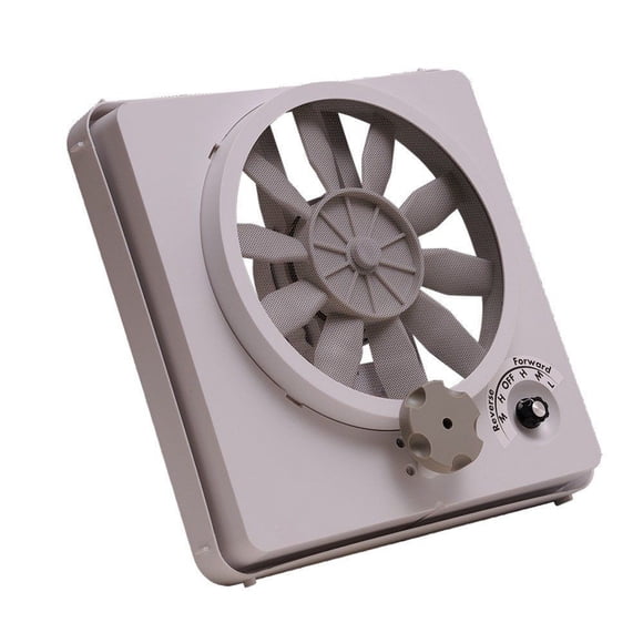 Heng s Industries Kit de Mise à Niveau de Ventilation de Toit 90046-CR pour Ventilation/jensen et Élixir Alimentés par Évents US; avec Trois Vitesses avant et Deux Interrupteurs de Flux d'Air Inversé; Emballage de Détail