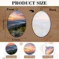 thumbnail image 3 of Canvas Wall Art Scenic Blue Ridge Parkway Appalachians Smoky Mountains Spring Modern Oval Framed Canvas Prints Vintage Wall Hanging Decor for Home Decorations 8.6"x11.4", 3 of 7