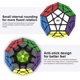 thumbnail image 3 of Cubo Megaminx, Huoguo 3x3x3 Cubo de Velocidad Pentagonal Dodecaedro Cubo Mágico Puzzle Juguete, 3 of 5