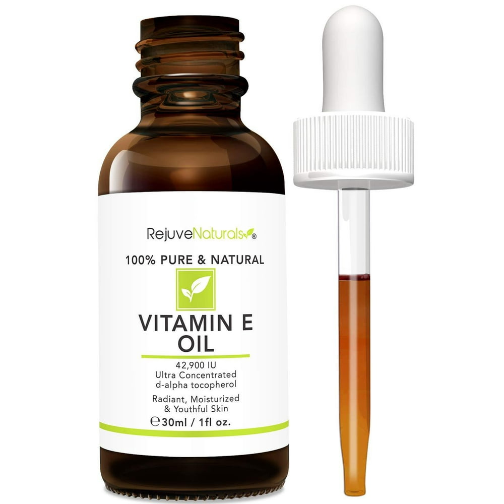 Vitamin E Oil 100 Pure & Natural, 42,900 IU. Visibly Reduce the Look