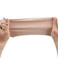 thumbnail image 4 of Elasticity Socks, Skin Color Middle Tube Varicose Compression Socks, Sequential Reduce for Pain Relief Leg Pressure Venous Flow Legs Breathe Three-level middle tube open toe skin, 4 of 7