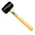 thumbnail image 4 of PTOOTP Rubber Mallet with Hardwood Handle, Shock-Resistant for Woodworking, Glass Installation, and General Purpose Use - Black, 4 of 6