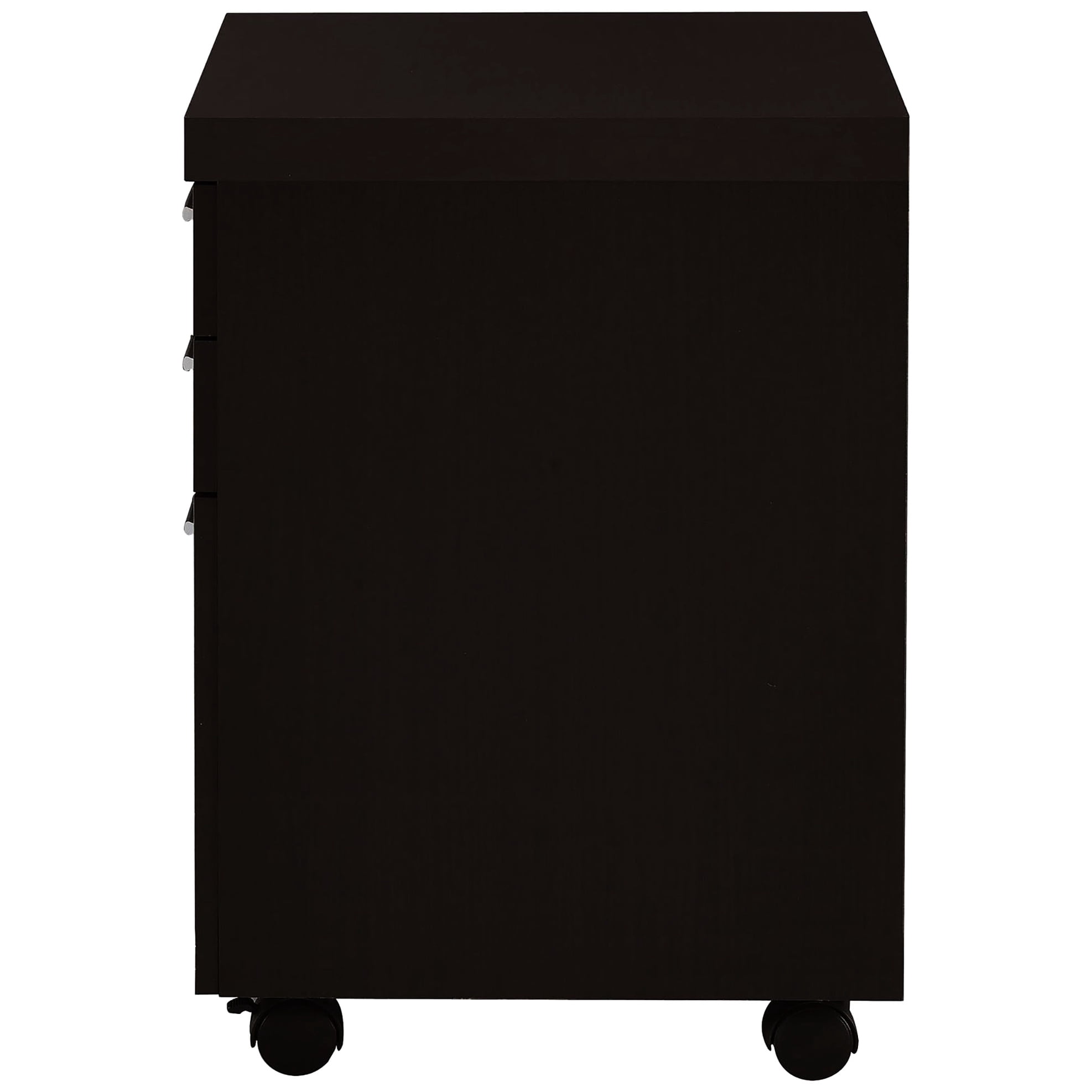 Cappuccino 3 Office Tray Unit - Store Files Systematically File Cabinet With 3 Drawers Modern Essential