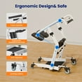 thumbnail image 5 of VOCIC Sit to Stand Lift for Seniors, One-Step Standing Aid Transfer Unit with Wheels, Home Use, 5 of 9