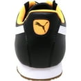 thumbnail image 3 of Puma Men's Roma Basic Black / Orange Pop Ankle-High Sneaker - 12M, 3 of 5
