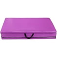 thumbnail image 2 of Polar Aurora 4'x10'x2' Thick Folding Gymnastics Exercise Mat Aerobics Stretching Yoga Mats(Purple), 2 of 7