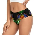 thumbnail image 5 of Women's Haiti Coat Of Arms Hipster Underwear 3D printed Bikini Panties Briefs Small, 5 of 6
