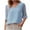 Blue, variant on Raeneomay Oversized T Shirts for Women Casual Tops Fashion Women Short Sleeve Garment Comfortable Breathable V-Neck Blouses Tops