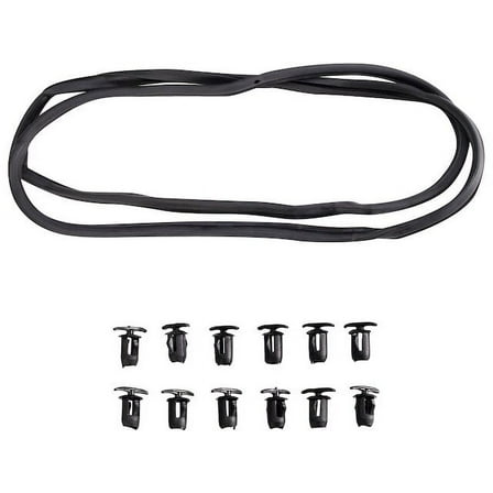 Door Seal 2 Piece Set - Compatible with 1987 - 1995 Jeep Wrangler 1988 1989 1990 1991 1992 1993 1994