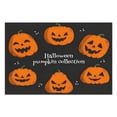 thumbnail image 2 of Halloween Horror Pumpkin Spooky Placemats Set of 6 12x18 Inch Seasonal Table Mats for Dining Linen Durable Fall Seasonal Cute Kitchen Decor Party Home Decoration, 2 of 5