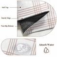 thumbnail image 4 of Brown Buffalo Plaid Round Rug 5ft Washable Circle Kitchen Rugs Non Slip Farmhouse Checkered Watercolor Large Area Rug Indoor Floor Carpet for Bedroom Living Room Home Office Dining Room Nursery, 4 of 9