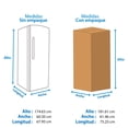 thumbnail image 4 of Refrigerador Mabe Automático11 Pies Black Mate RMA300FJMRD1 Con Despachador de Agua, 4 of 5