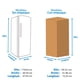 thumbnail image 4 of Refrigerador Mabe Automático11 Pies Black Mate RMA300FJMRD1 Con Despachador de Agua, 4 of 5