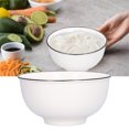 thumbnail image 4 of Ceramic Serving Bowls, Ceramic Bowl 280ml Capacity Fine Workmanship Environmental Friendly Classic Design Ceramic Material  For Household For Dinning Room, 4 of 8
