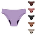 thumbnail image 3 of Period Swimwear Leakproof Bikini Bottoms Low Rise Swimuit Bottom Briefs for Teen Girls Women Women's Menstrual Physiological Swimming Leak Proof 4 Layer Menstrual Bikini Swim Underwear Purple Xl, 3 of 4