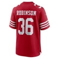 thumbnail image 3 of Men's Nike Curtis Robinson  Scarlet San Francisco 49ers  Game Jersey, 3 of 6