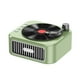 thumbnail image 2 of Reproductor de discos inalámbrico pequeño retro con efecto de sonido envolvente giratorio con cinta magnética Bluetooth 5.3, altavoz pequeño de escritorio con Bluetooth, 2 of 9
