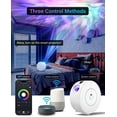 thumbnail image 5 of DOWILLDO    Projector, 16 Million Colors & Nebula Light with Voice Control & Timer for Kids Room & Party Decor (Black), 5 of 11