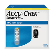 Accu-Chek Smart View Blood Glucose Test Strips, 100 Ct